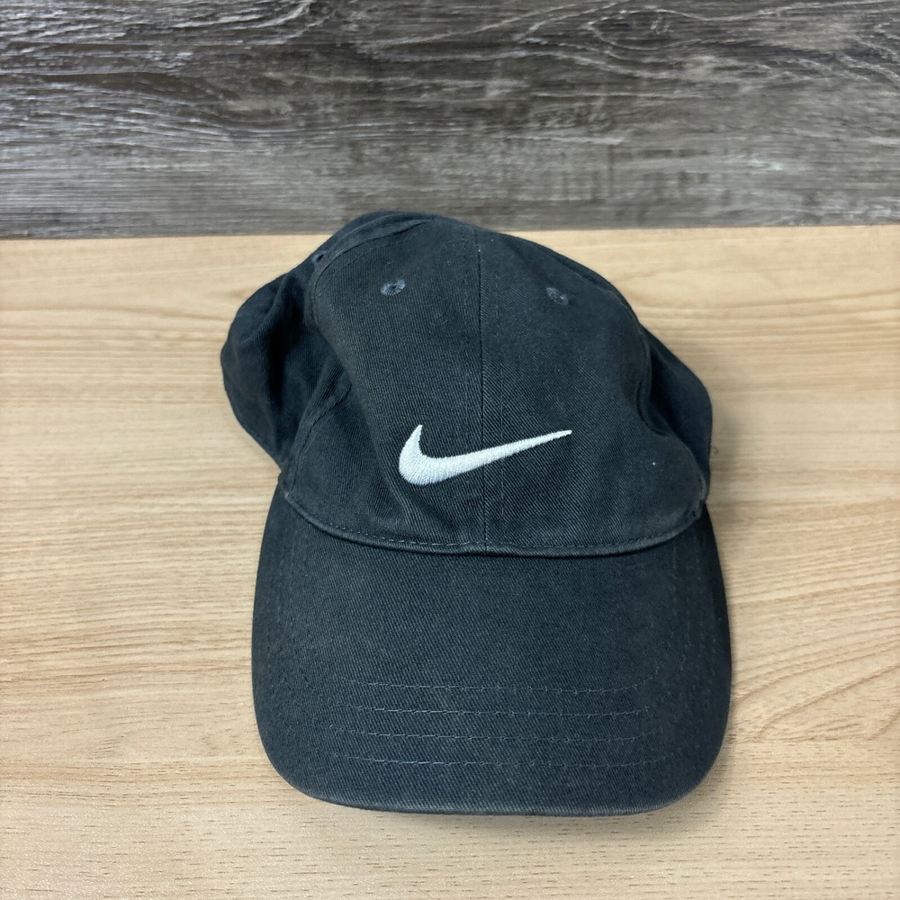 Nike‎ Hat Cap Strap Back Kids Black Size 4-7 Adjustable Boys